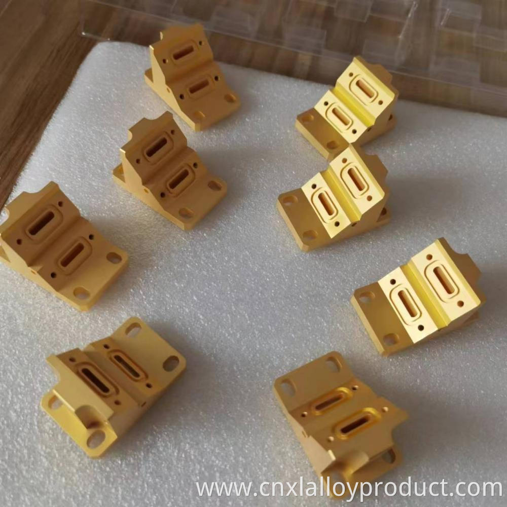 W Cu Alloy Gold Plated Parts30